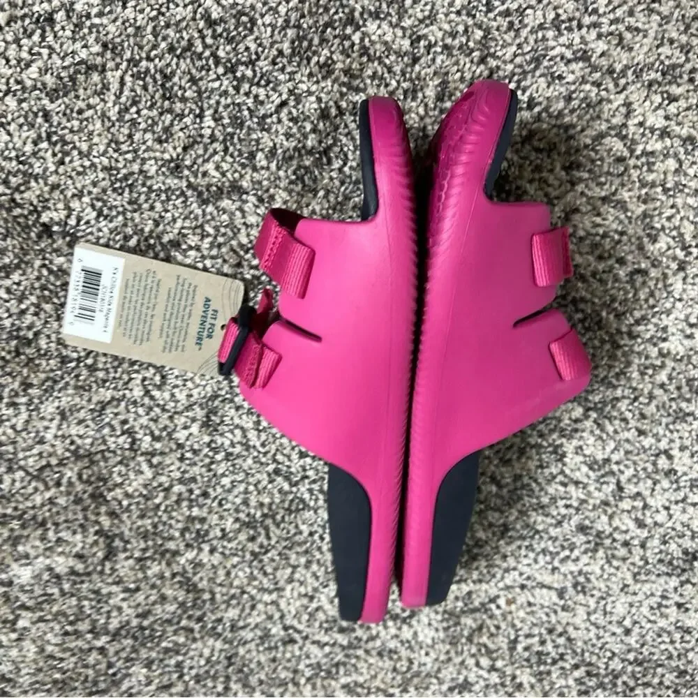 NWT CHACO Kids' Chillos Slide Sandal Pink Magenta 4